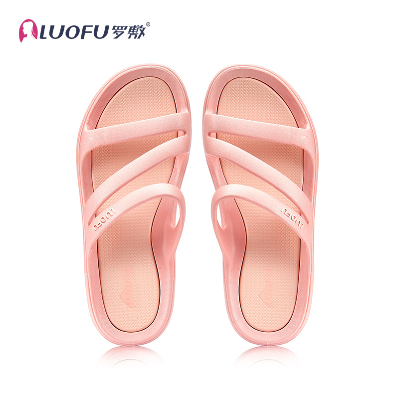 Luofu PVC lady strap Sandals Anti slip Wear resistant Casual soft Beach Shoes