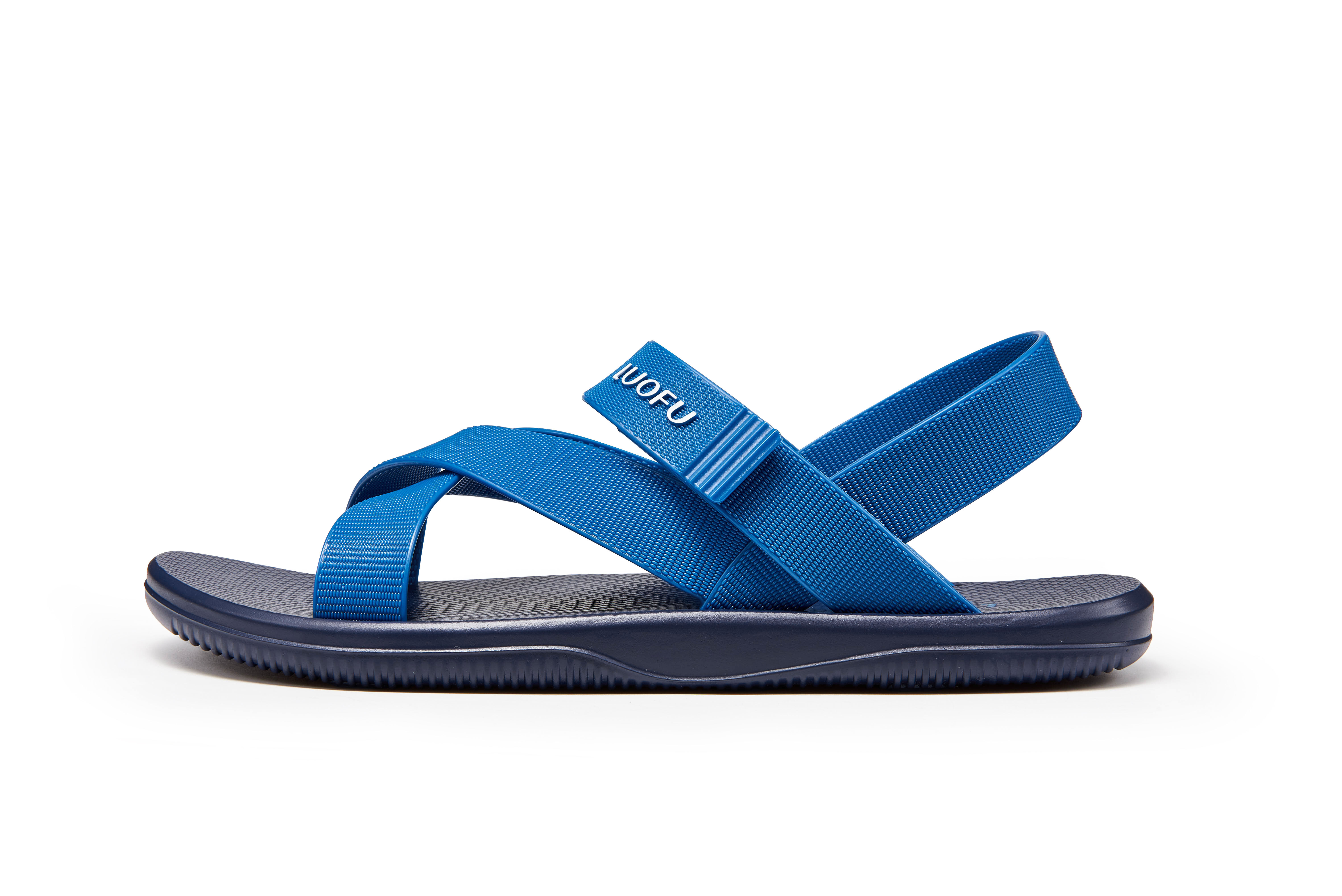 Luofu PVC New Summer Outdoor Open toed Sandals Anti slip Wear resistant Casual Beach Shoes