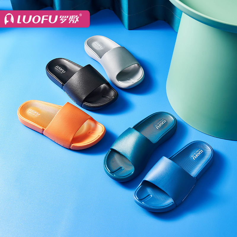 LUOFU 2021 eva men shoes pumps slippers anti-slip casual men shoes sandals flat summer slide bath slippers