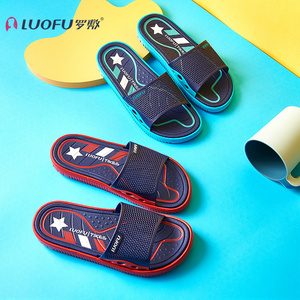 LUOFU 2021 MEN casual summer shoes high Quality Wholesale Custom Cheap men's slippers