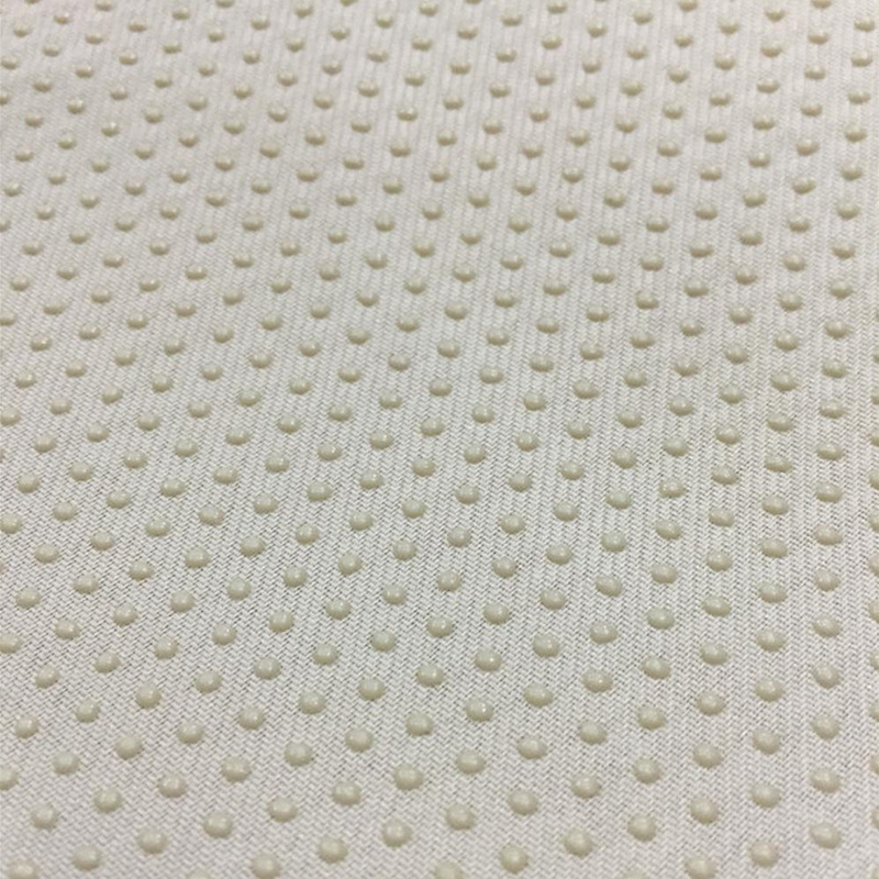 pvc silicone dot polyester cushion fabric cushion bottom anti slip fabric non slip fabric