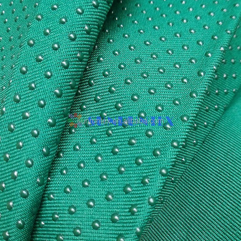 dotted polyester anti slip pet pad fabric