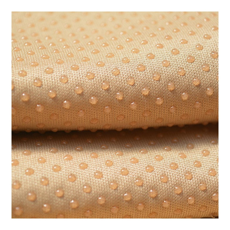 dotted polyester anti slip pet pad fabric