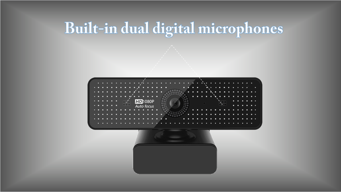 Factory High Quality CMOS Sensor Drive free Auto Focus Built-in Microphone USB Ultra HD PC Laptop Web Camera 1080P 60fps Webcam