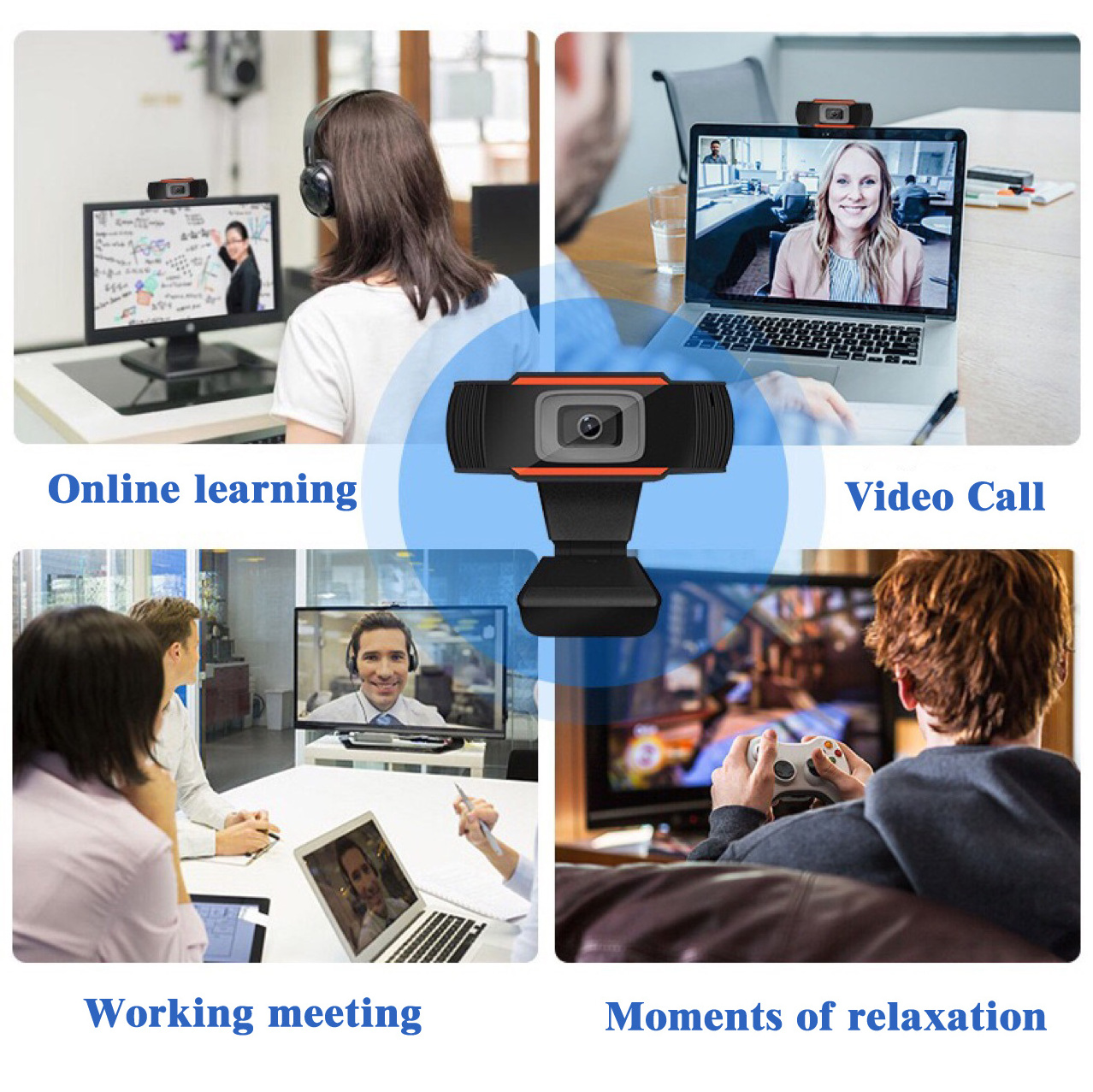 New 720p 1080p Webcam with Microphone USB 2.0 HD Webcam Camera Web Cam With Mic For Computer PC