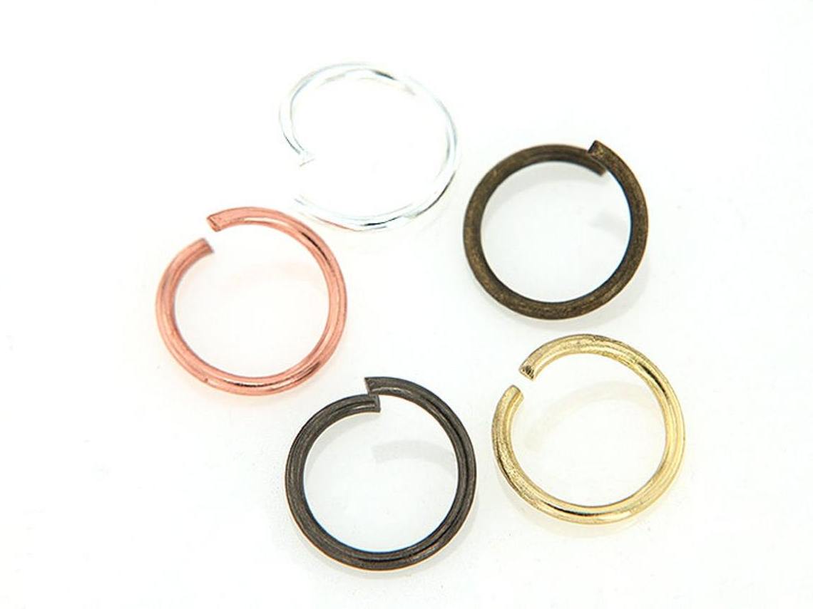 Wholesale High Quality Jump Rings Wholesale Jewelry Findings & Components 18k Gold Plated Stainless Steel Jump Ring Necklace