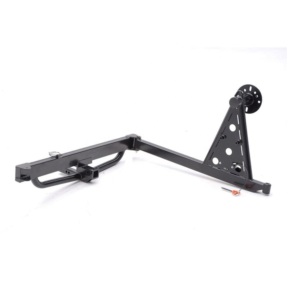 Auto spare tire frame mounted on Trailer bars and Racks Carrier Suitable for all kinds of pickup trucks