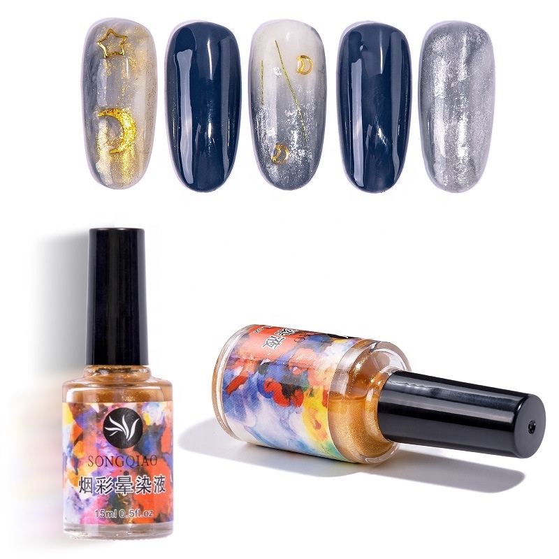 Blossom Gel Polish Soak Off UV LED Nail Gel Magic Marble Effect Nail Art acrylic paint for blooming flower gel