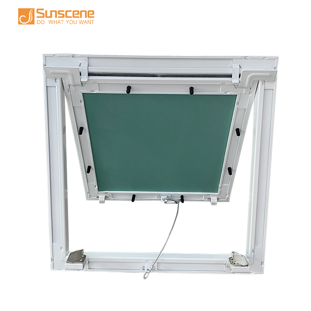 aluminum frame with gypsum board used in the door and ceiling access panel