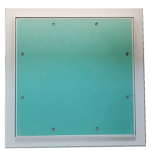 aluminum frame with gypsum board used in the door and ceiling access panel