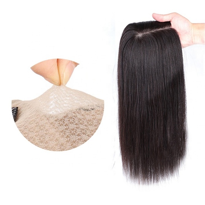 2024 Full Lace Silk Base Wig For White Women Long Woman Human Hair Toppers Silk Top Closure