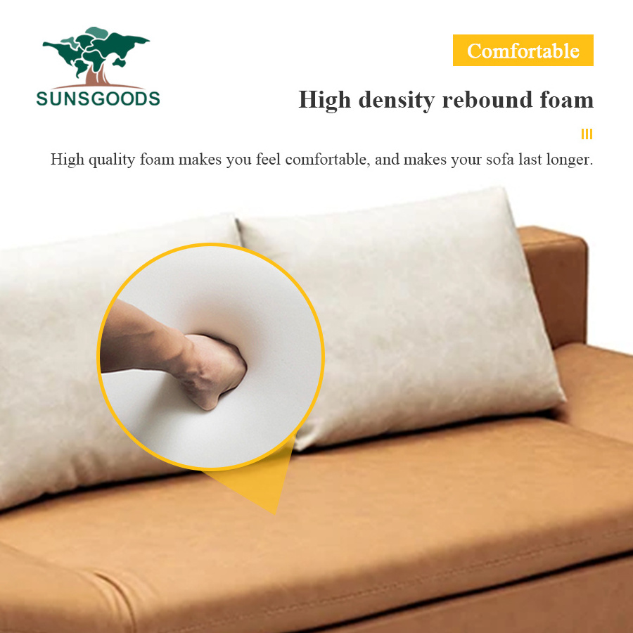 Factory Direct Sale Multifunction Linen Sofa Bed Fabric Couch Futon Adjustable Sofa Cum Bed for Living Room