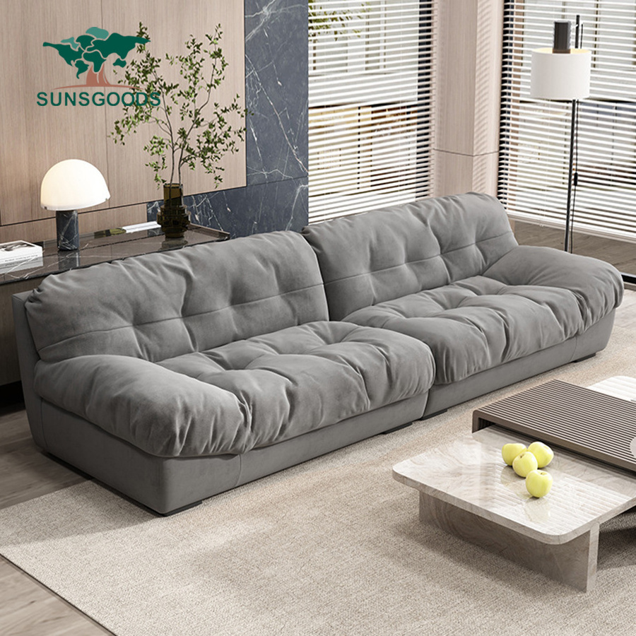 Modern Elegant Modular Sectional Grey Turkish French Sofa Set Home Furniture 2024 Design Contemporary Living Room