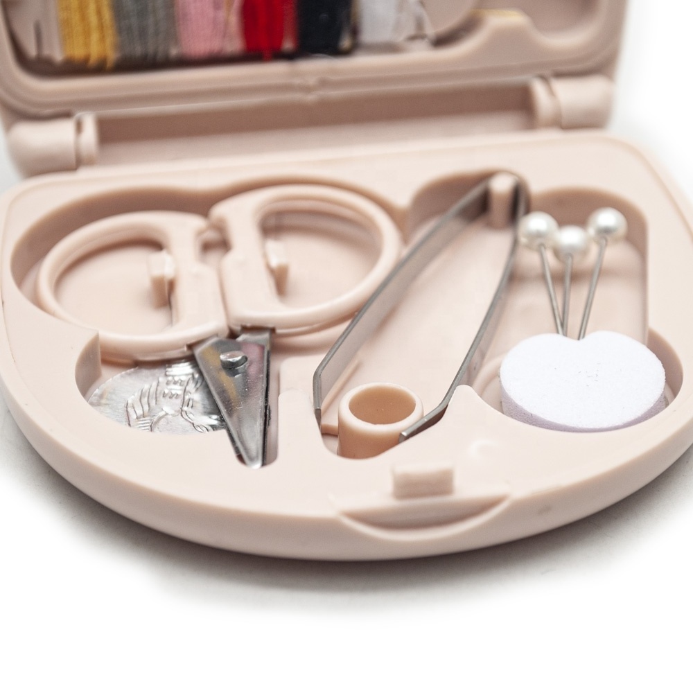 promotional mini sewing kit box and portable sewing kit sets for travel