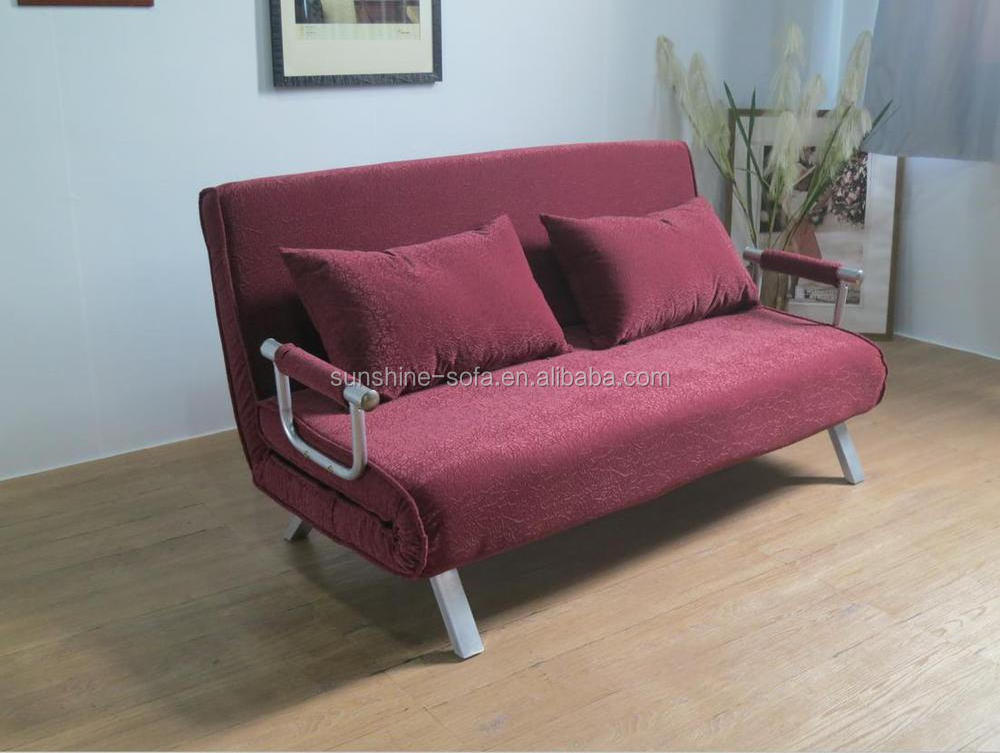 Modern Furniture Living Room Chairs Arms Futon Office Furniture Fabric Recliner Metal Sofa Bed Cheap