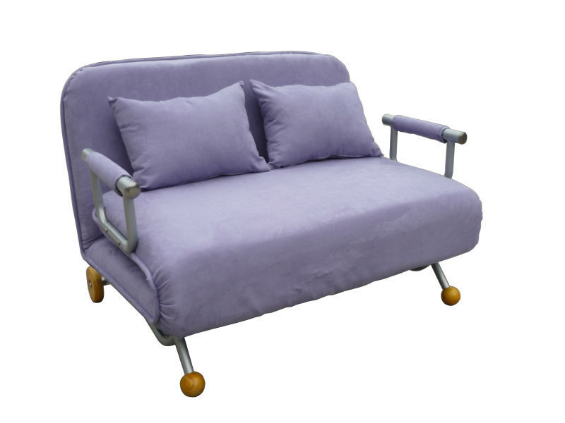 Livingroom Furniture Metal Frame Sofa Cum Bed Leisure Fabric Chair Bed love seat leisure sofa bed  Furniture