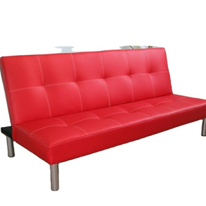 Home Furniture Simple Futon Fabric Sofa Bed Chinese Factory Hot Sale Cheap Price Click Clack Couch Sofa Cum Bed Designs