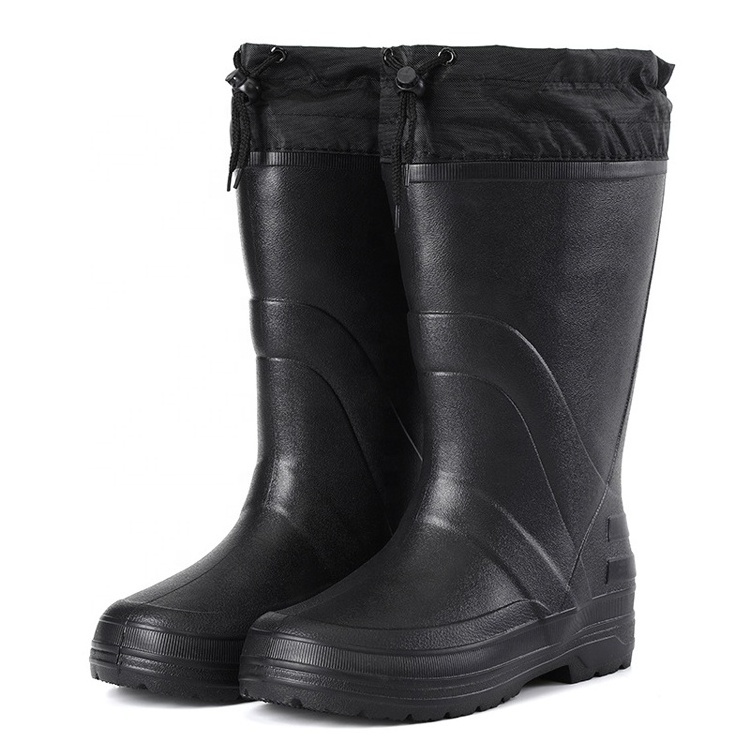 New Warm EVA Rain Boots Winter Anti Slip for Working and Household Mud High Knee Safety Rain Boots