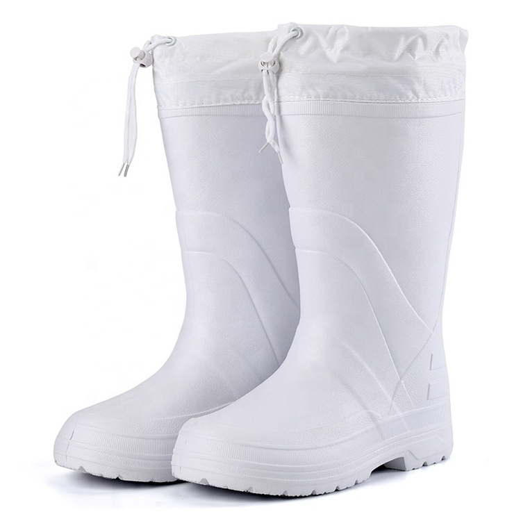 New Warm EVA Rain Boots Winter Anti Slip for Working and Household Mud High Knee Safety Rain Boots