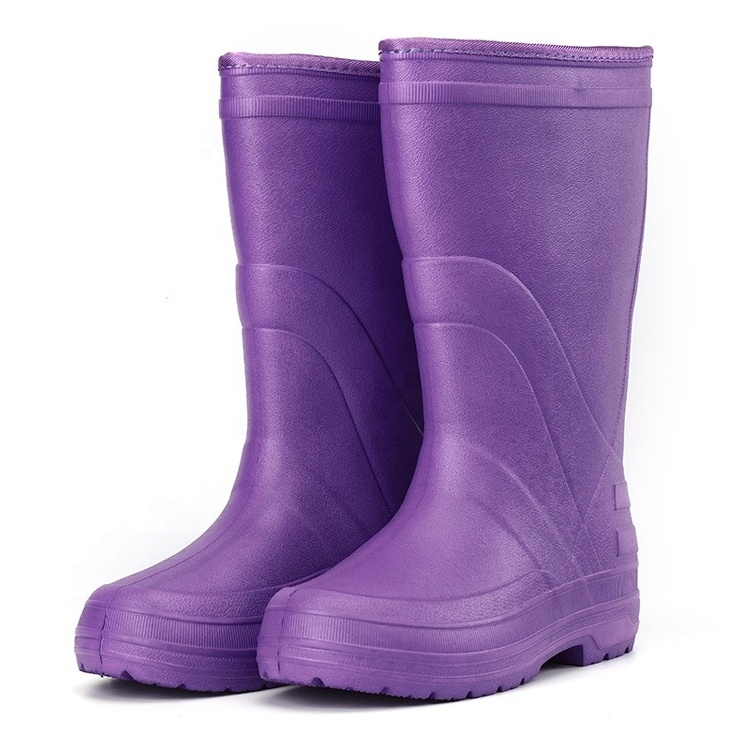 New Warm EVA Rain Boots Winter Anti Slip for Working and Household Mud High Knee Safety Rain Boots