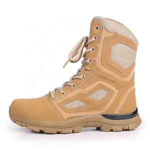 Classical Hot Sale Khaki Half Tactical Boots For Mens Combat Boots