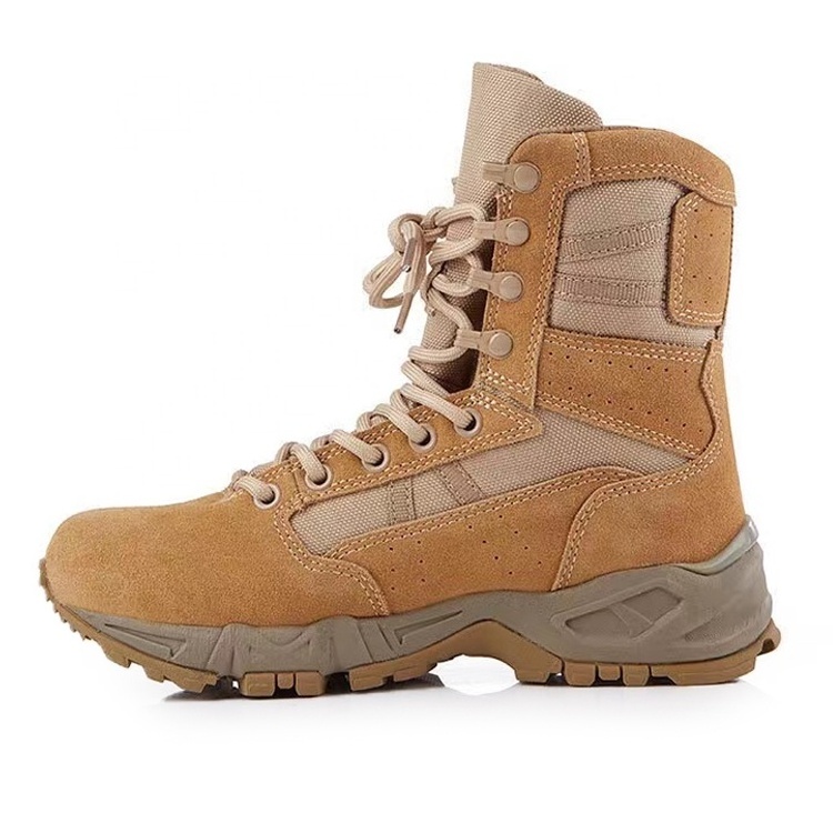 Classical Hot Sale Khaki Half Tactical Boots For Mens Combat Boots