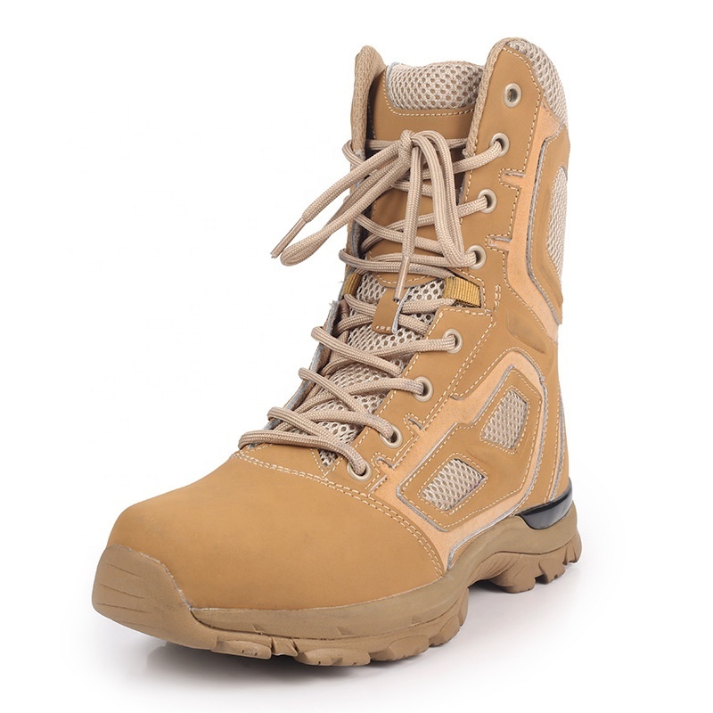 Classical Hot Sale Khaki Half Tactical Boots For Mens Combat Boots