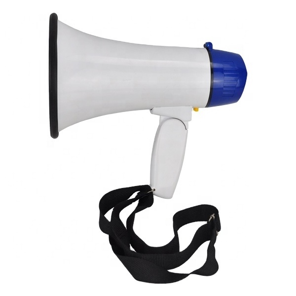 Portable Handheld Megaphone Loud Speaker Bull Horn With Record Function