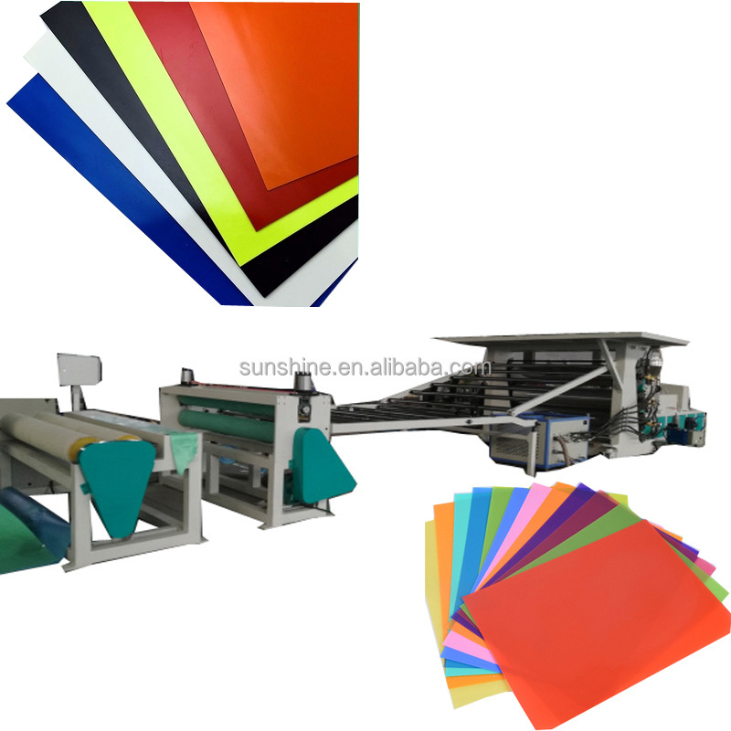 ABS PC Plastic Sheet Making Machine for Luggage Travel Bags Packaging