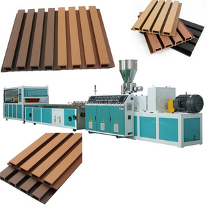 Co-extrusion External Cladding Wood Plastic Composite Wall Panel Extruder Making Machine