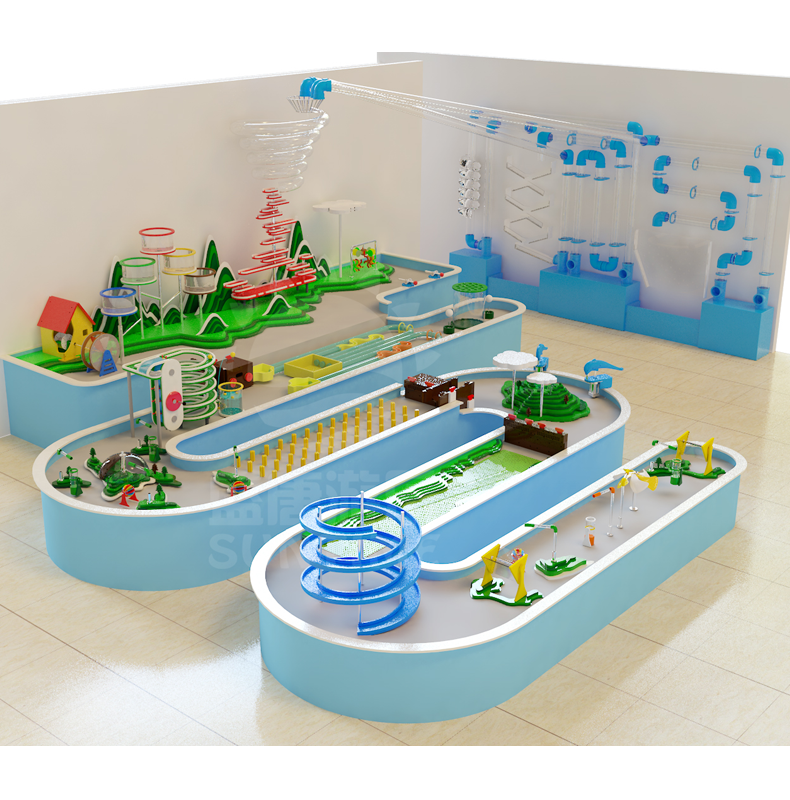 Indoor Playground equipment Mini water park for kids