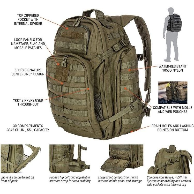 Pack Rucksack Tactical Backpack