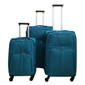 Wholesale Oem Spinner Wheels 20"24'28" Ultralight Light Oxford Luggage Bag 3 Pieces Set Carry-on Luggage Nylon Travel Suitcase