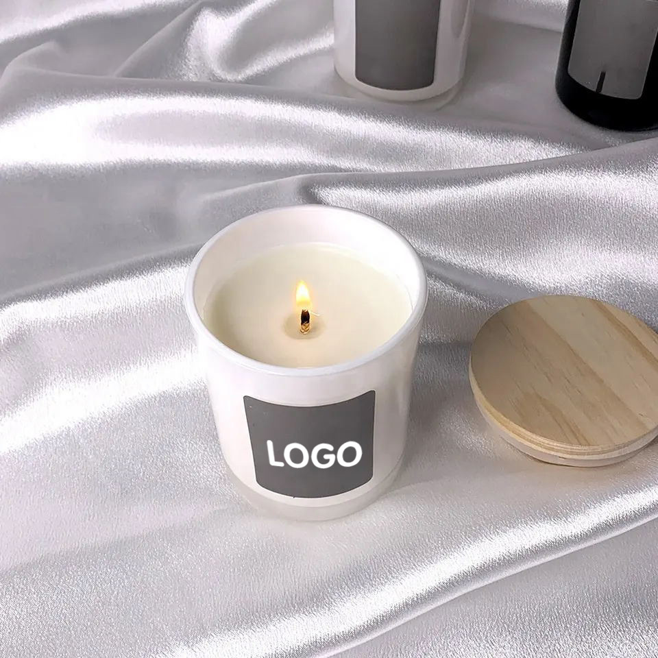 Long Lasting Aromatherapy Candles Custom Party Fragrance Candle With Cover