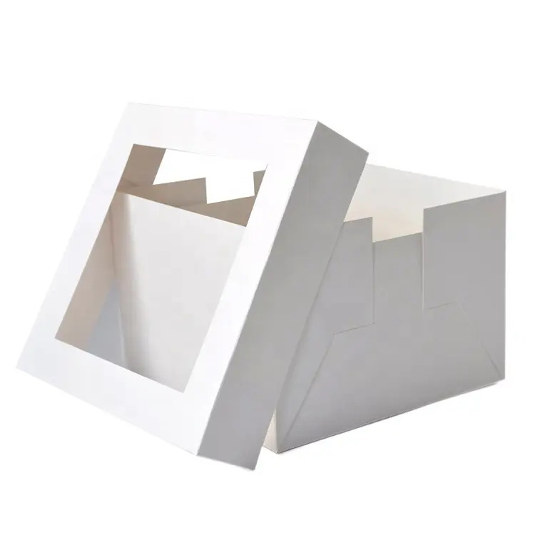 Guest White Cake Boxes with 4 6 8 10 inch Wedding Cake Boxes For Party