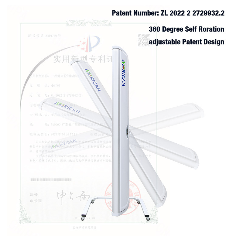 OEM Home Use Red LED Light Therapy Bed - 360 Degree Rotate Foldable Infrared Red Light Panel for Sale