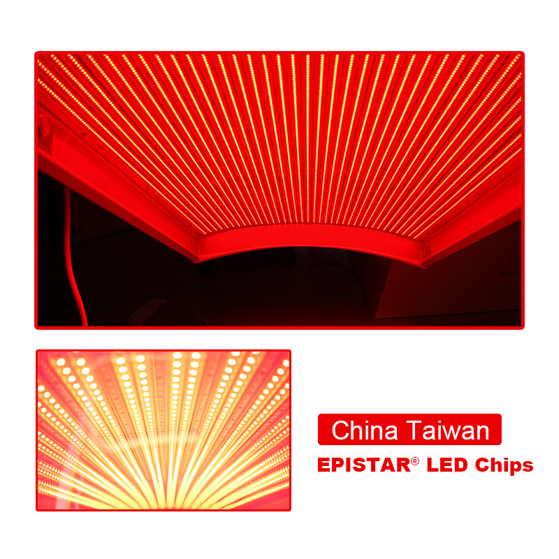 OEM Home Use Red LED Light Therapy Bed - 360 Degree Rotate Foldable Infrared Red Light Panel for Sale