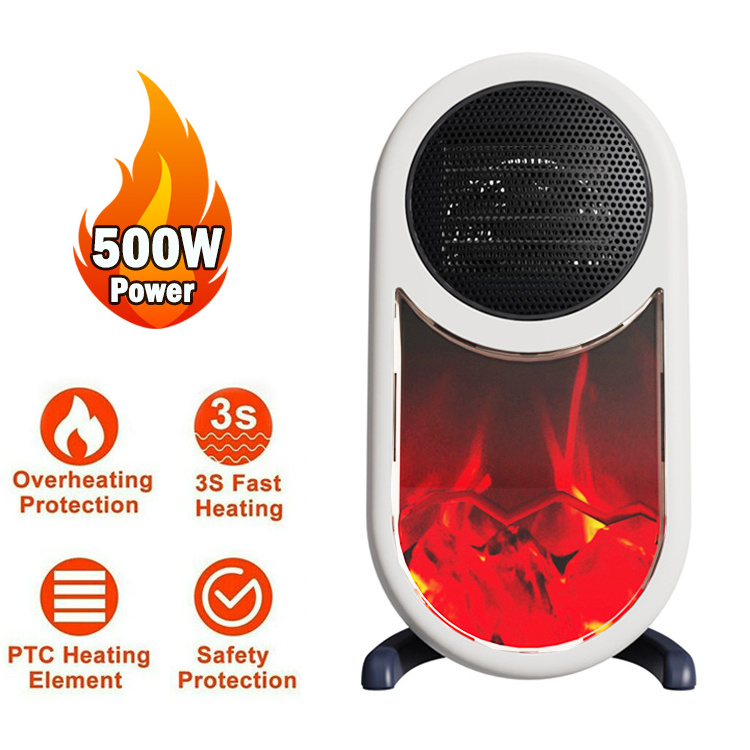 Indoor Home Decor Mini Heater Living Room Led Electric Fireplace Portable Space Heater Electric Heater