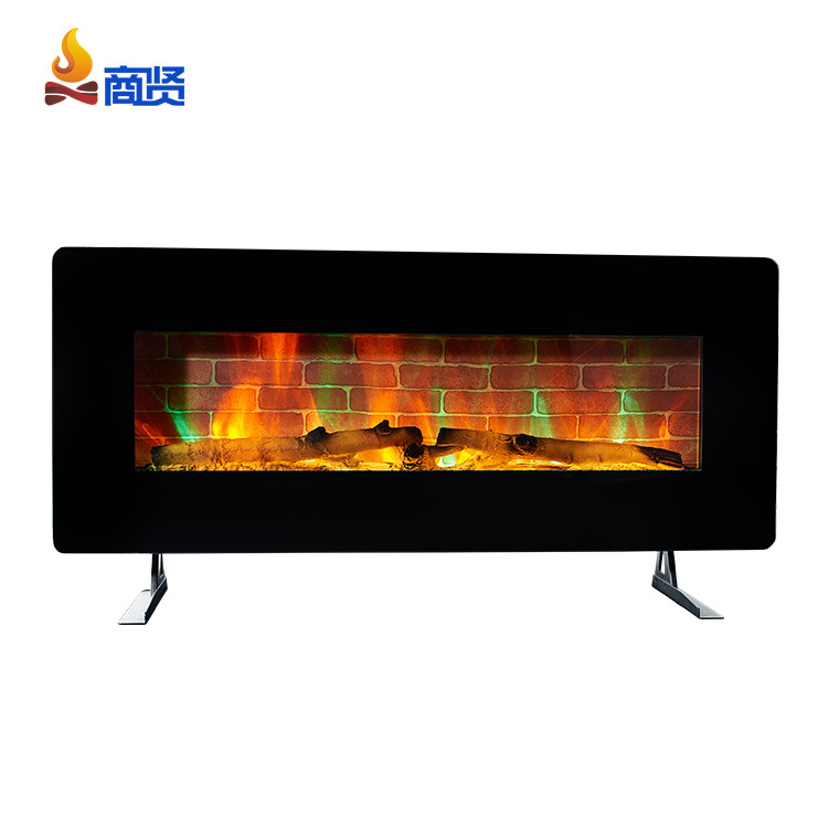 Wholesale Living Room Decor Built-In Fire Place Modern Wall Mounted Electric fireplace Suspended Fireplace