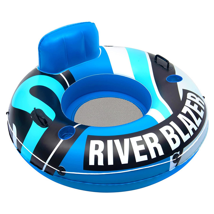 River Raft Inflatable Tube Water Float Lounge Outdoor Water Tube Inflatable Swimming Lounge Pool Chair Water Hammock