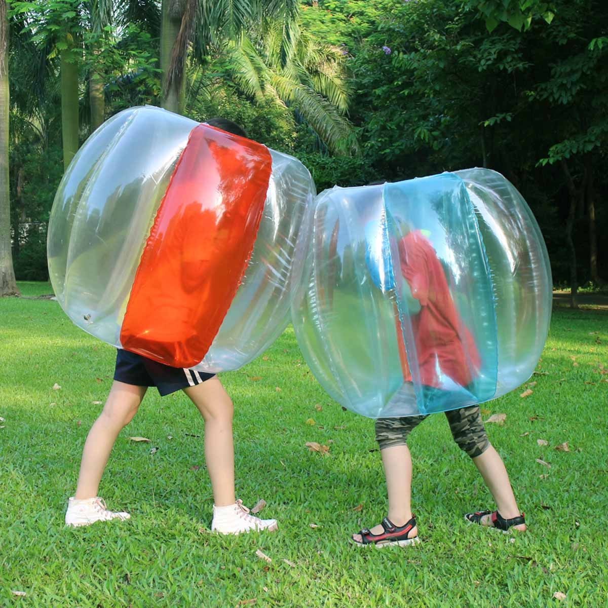 90cm diameter PVC inflatable bumper ball for sale human sized soccer bubble ball outdoor play inflatable toy ball