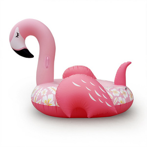 Summer Outdoor Ride-on Animal Raft Inflatable Flamingo Pool Float Swimming Pool Toys