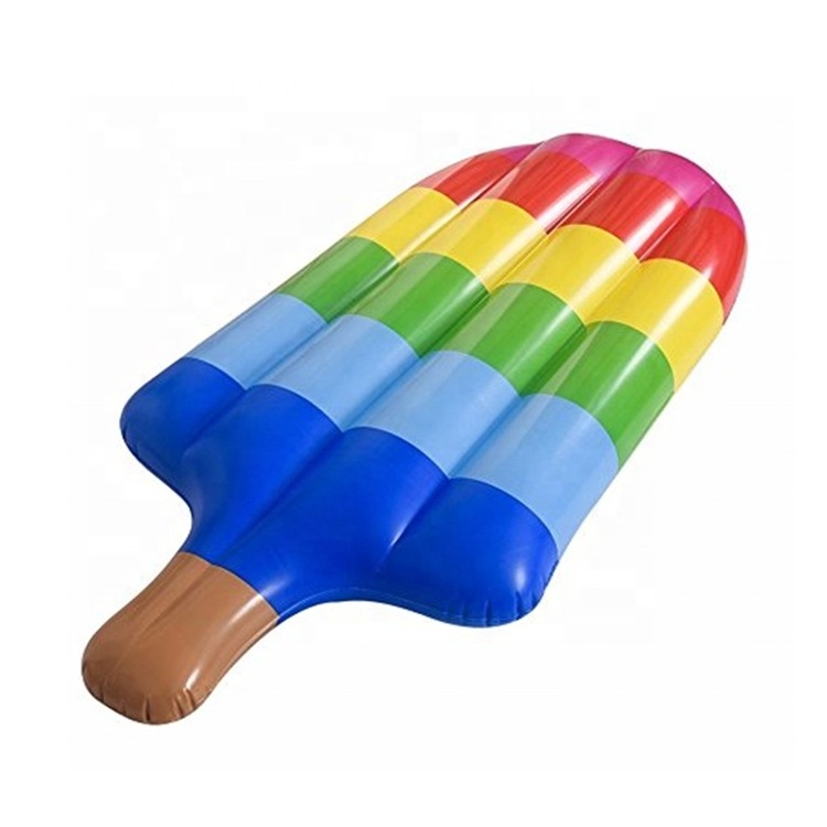 Factory Wholesale Inflatable Popsicle Ride-On Pool Float Pool Raft Lounge Swim Party Toys Kids Adults