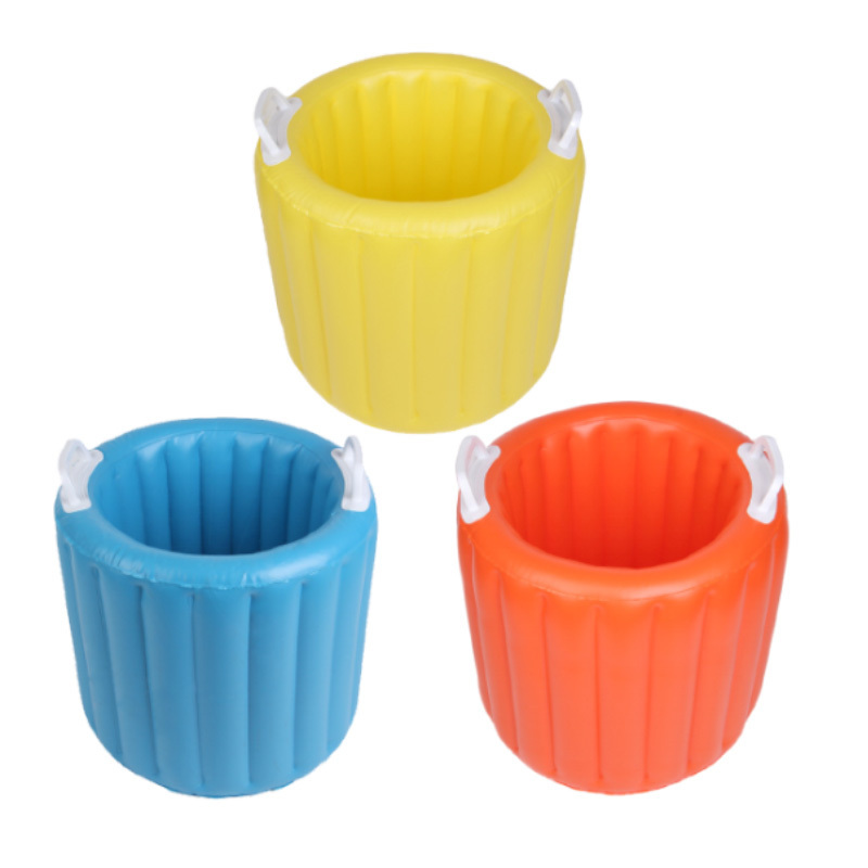 Factory Custom Inflatable Ice Bucket PVC Multi Function Outdoor Storage Bucket Frozen Beer Beverage Barrel Cooler