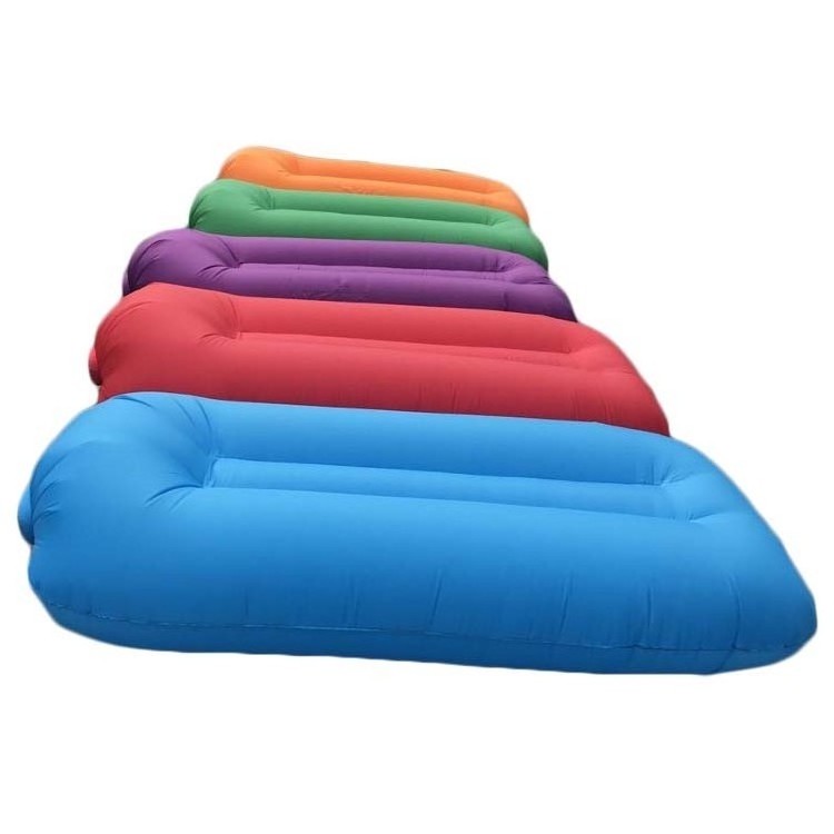 Factory Wholesale Various Colors Inflatable Air Sofa Bed Camping portable inflatable sofa