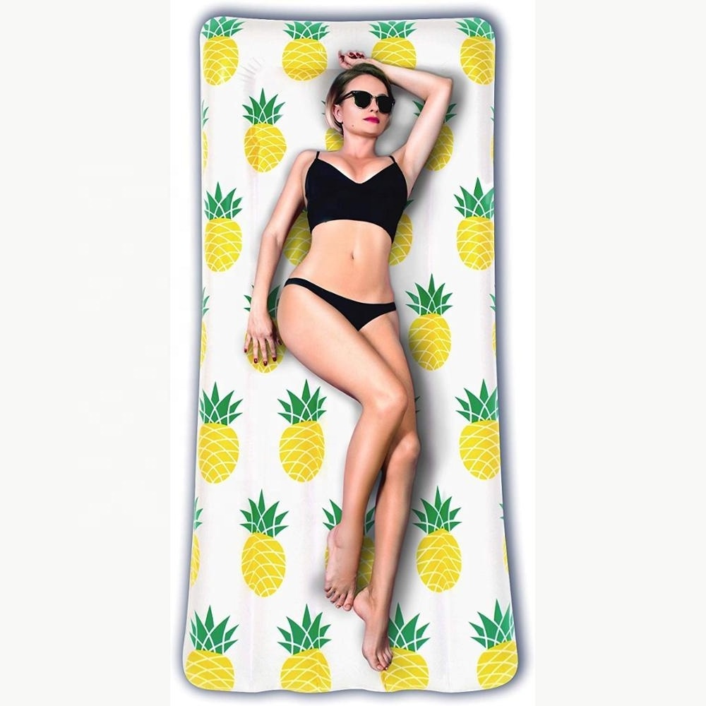 Custom Inflatable Lilo Air Mattress Beach Pool Float Air Bed Watermelon Inflatable Water Mattress