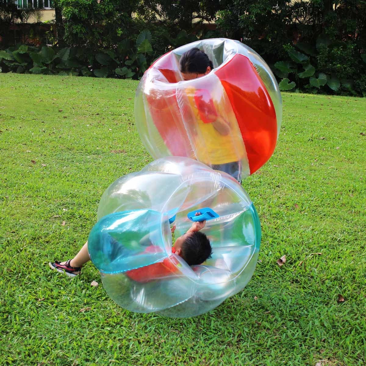 90cm diameter PVC inflatable bumper ball for sale human sized soccer bubble ball outdoor play inflatable toy ball