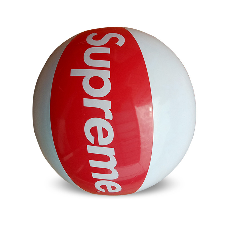 Summer Water Fun Custom PVC Inflatable Beach Ball With Logo Printing for Advertising