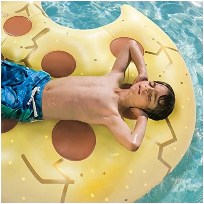 Inflatable PVC Portable Jumbo Chocolate Chip Cookie Swimming Pool Float Party Inflatable Water Toy