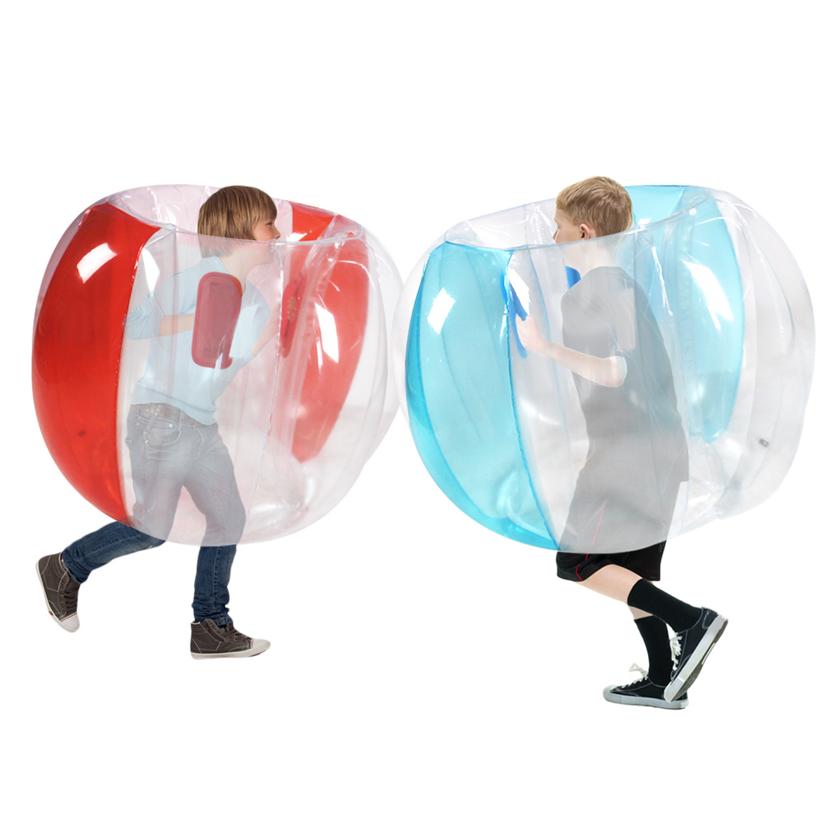 90cm diameter PVC inflatable bumper ball for sale human sized soccer bubble ball outdoor play inflatable toy ball